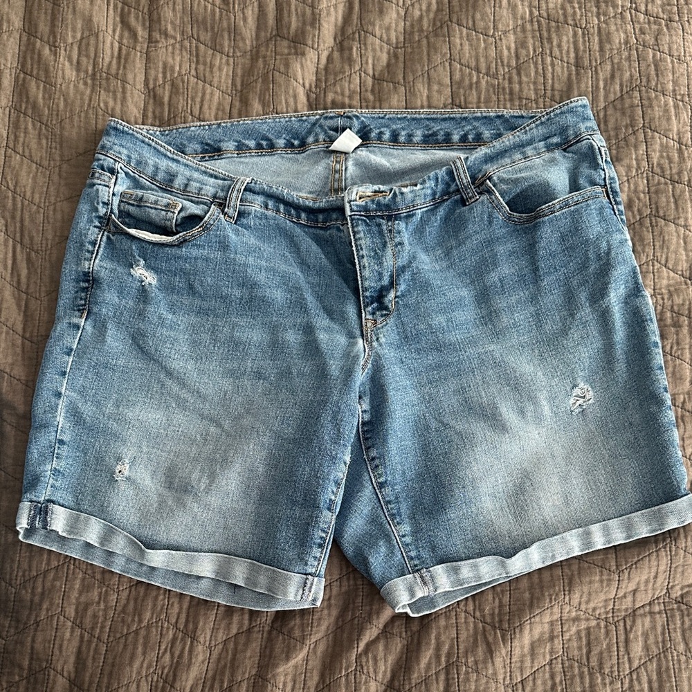 Denim Blue Women's Shorts